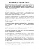 Reglamento de padres de familia.