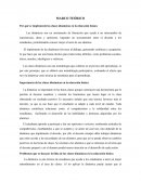 LAS DINÁMICAS EN LA HORA CLASE EN LA ESCUELA