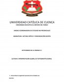 LECTURA CRÍTICA Y COMUNICACIÓN ESCRITA