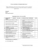 EVALUACIÓN DEL CENTRO DE PRÁCTICAS