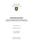 Análisis e interpretaciones de los datos Registro y transcripción de frases significativas. Tabla 1: Profesores