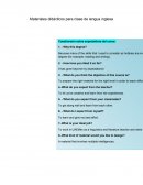Consejos para materiales didácticos en enseñanza del inglés