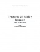 Trastorno del habla y lenguaje