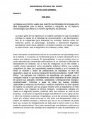 PSICOLOGÍA GENERAL.Ensayo de la Dislexia