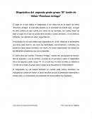 Diagnóstico del segundo grado grupo “B” Jardín de Niños “Ponciano Arriaga”