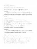 Proyecto de vida “LLAMADOS A SER FELICES”