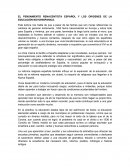 EL PENSAMIENTO RENACENTISTA ESPAÑOL Y LOS ORIGENES DE LA EDUCACIÓN NOVOHISPANICA