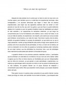 Abrazo con amor mis experiencias