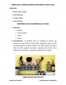 AREAS DEL HOGAR BASADO EN MATERIAL RECICLADO