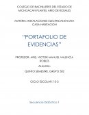 INSTALACIONES ELECTRICAS EN UNA CASA HABITACION “PORTAFOLIO DE EVIDENCIAS”