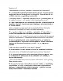 Cuestionario 5 ¿Qué representan los estados financieros y cómo debe ser la información?