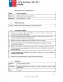 Posición del cargo en el Organigrama