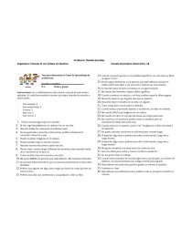 Test canales de aprendizaje. Página 1