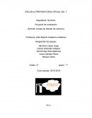 Quimica y Proyecto de evaluación