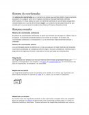 Sistema de Coordenadas. Magnitudes