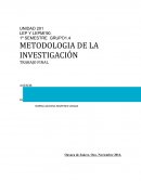 METODOLOGIA DE LA INVESTIGACIÓN .