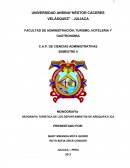 GEOGRAFIA TURISTICA DE LOS DEPARTAMENTOS DE AREQUIPA E ICA