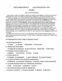 UNA VOZ EXPLENDIDA. Página 1