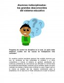 Alumnos indisciplinados: los grandes desconocidos del sistema educativo