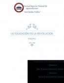 Ensayo la historia de la educación