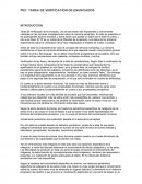 PEC: TAREA DE VERIFICACIÓN DE ENUNCIADOS