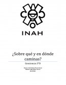 ¿Sobre qué y en dónde caminas? Geociencas 3°D