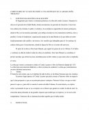 COMENTARIO DE “LO QUE SUCEDIÓ A UNA MUJER QUE SE LLAMABA DOÑA TRUHANA”