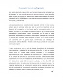 Comunicación interna en la organizacion