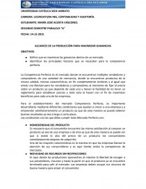 Maximizacion de ganancias. Página 1