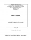 MODELOS DE EVALUACION.