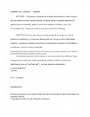 Descripción de una clase o actividad de aeróbic