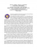 Trabajo de investigación del tema “El recreo escolar“