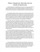 Platón y Maquiavelo. La discordia entre las virtudes del gobernante