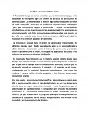 QUE FUE Y QUE ES LA HISTORIA AHORA