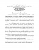 Ensayo: Como somos los Ecuatorianos