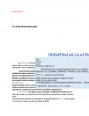 La astronomía es la ciencia que estudia los objetos celestes del universo