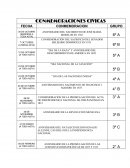 Conmemoraciones civicas