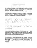 Ambientes de aprendizaje.