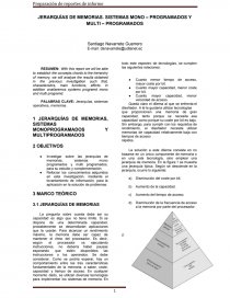 JERARQUÍAS DE MEMORIAS. SISTEMAS MONO – PROGRAMADOS Y MULTI – PROGRAMADOS. Página 1