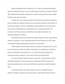 Desarrollo economico de Mexico. Desde la promulgación de la Constitución de 1917