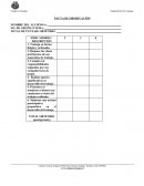 PAUTA DE OBSERVACIÓN