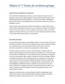 Objeto nº 1 Vasija de cerámica griega