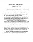 Actividad 4: Integradora 2 Fase 2 – Propósito