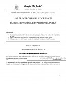 DEL ORIGEN DE LOS PUEBLOS DE LOS PRIMEROS POBLADORES