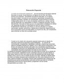 Integración Educativa. Educación Especial