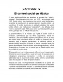 CAPITULO IV El control social en México