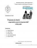 Propuesta de diseño organizativo para la empresa H&P ATELLIER