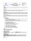 Procedimiento y poiltica para uso de estacionamiento en empresas