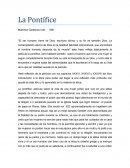 La Pontífice. La pontífice, película sobre la vida de una mujer pobre que vive en una aldea alejada de todo y todos