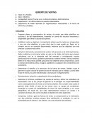 Descripcion de puestos. GERENTE DE VENTAS